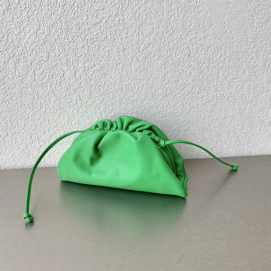 Bottega Veneta Mini Pouch Green. For Women. Women-s Bags 8.7in/22cm 585852V1BW03724 - Soul Replicas