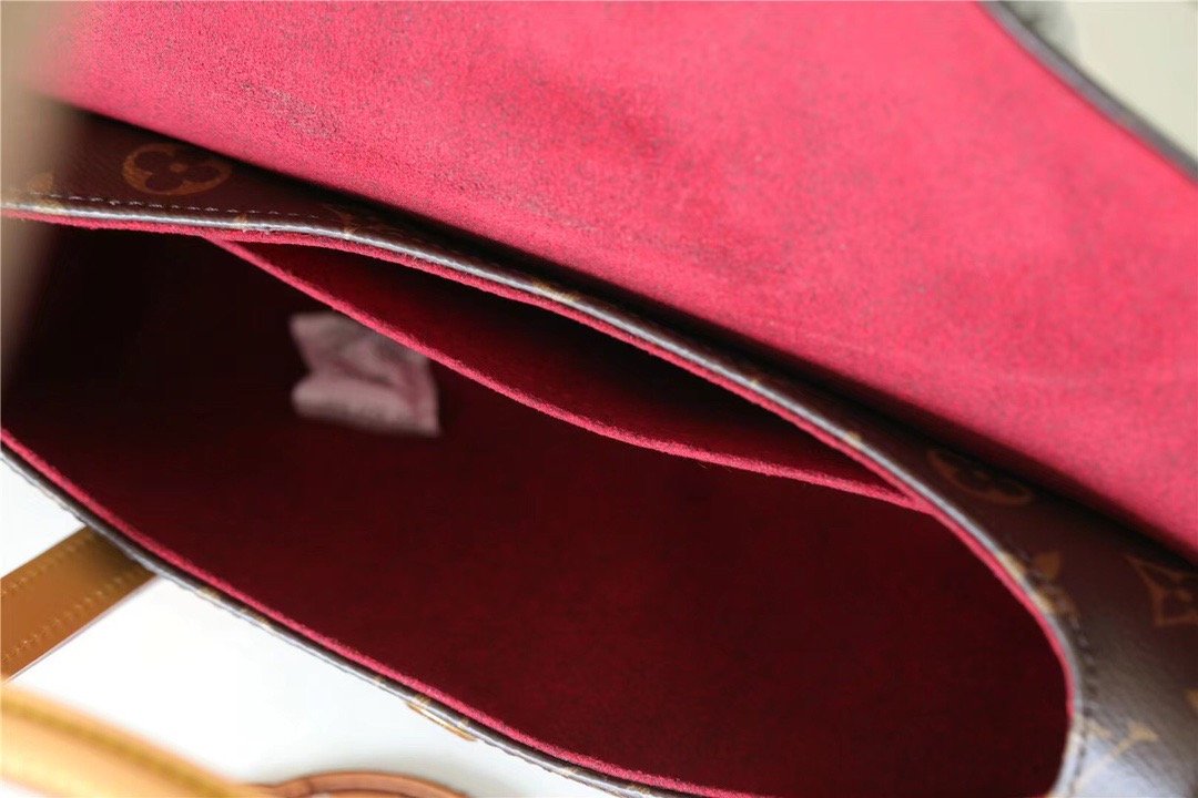 Louis Vuitton Monogram Sonatine Handbag Monogram Canvas For Women Brown 11.4in/29cm LV M51902 - Soul Replicas