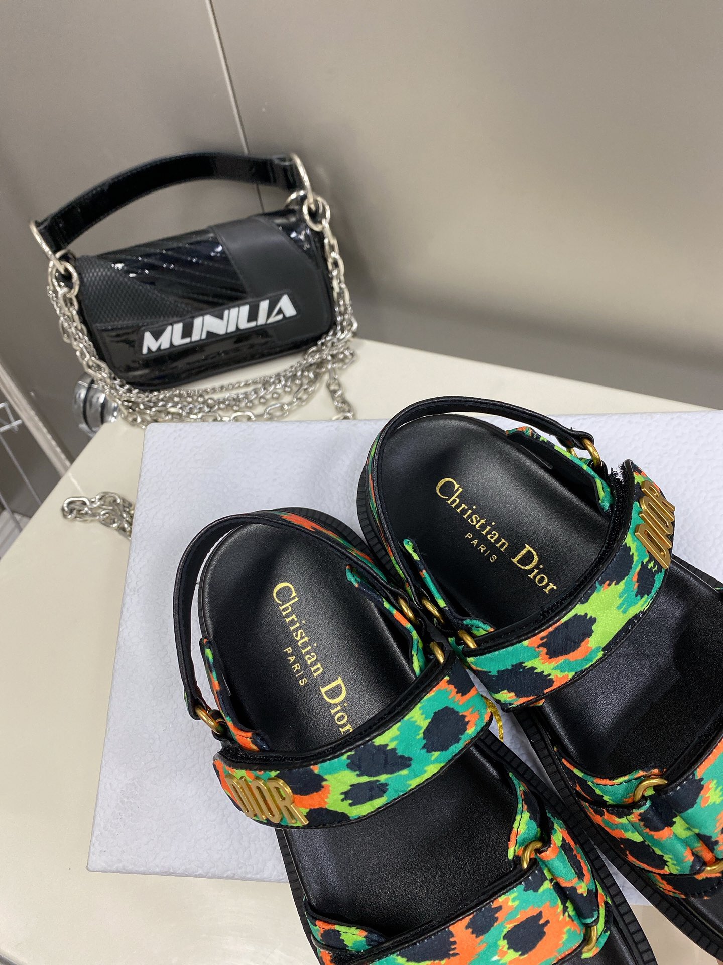 Christian Dior Women's DYORAct Sandal Green For Women CD - Soul Replicas