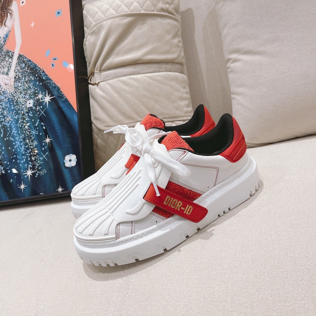 Christian Dior-ID Sneaker Rubber White For Women CD - Soul Replicas