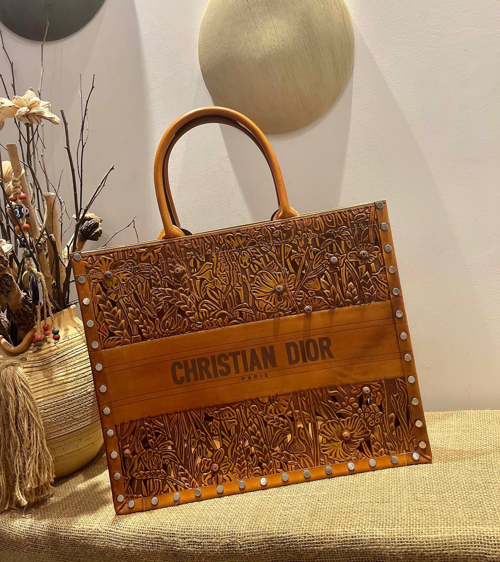 Christian Dior Large Dior Book Tote Orange. For Women. Women's Handbags 16.5in/42cm CD - Soul Replicas
