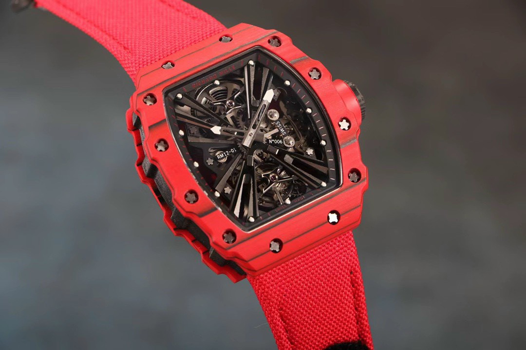 Richard Mille Best Replica Watch RM12-01 Tourbillon Carbon Red 40mm - Soul Replicas