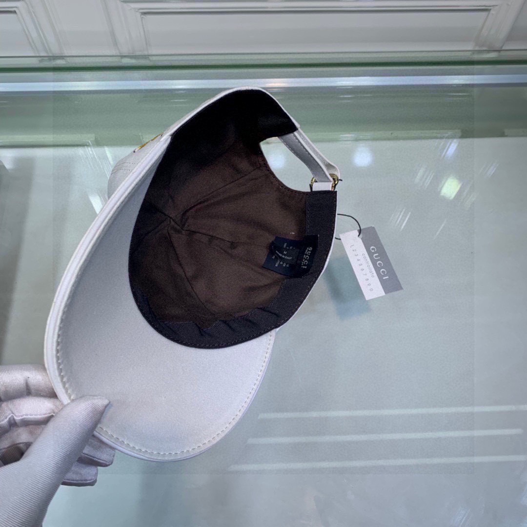 Gucci Bambi Embroidered Baseball Hat White Gucci Hat - Soul Replicas