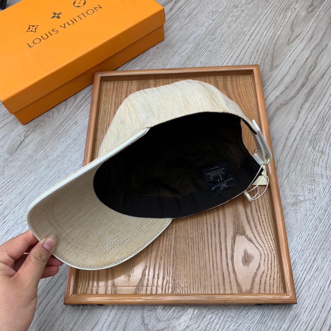 Louis Vuitton Be My Cap In Beige - Soul Replicas