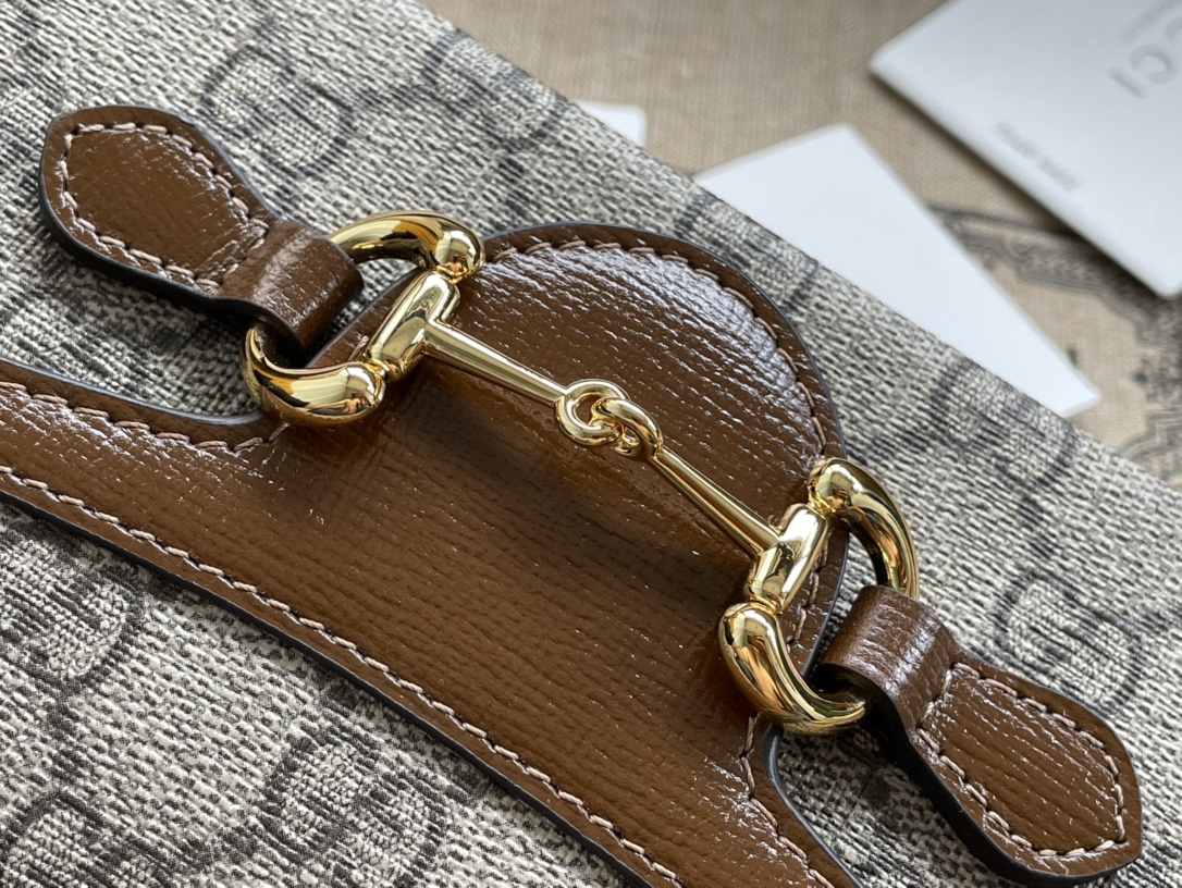 Gucci Children-s Horsebit 1955 Mini Bag Beige For Women. Women-s Bags 7in/18cm Gucci‎ ‎699296 92TCG 8563 - Soul Replicas