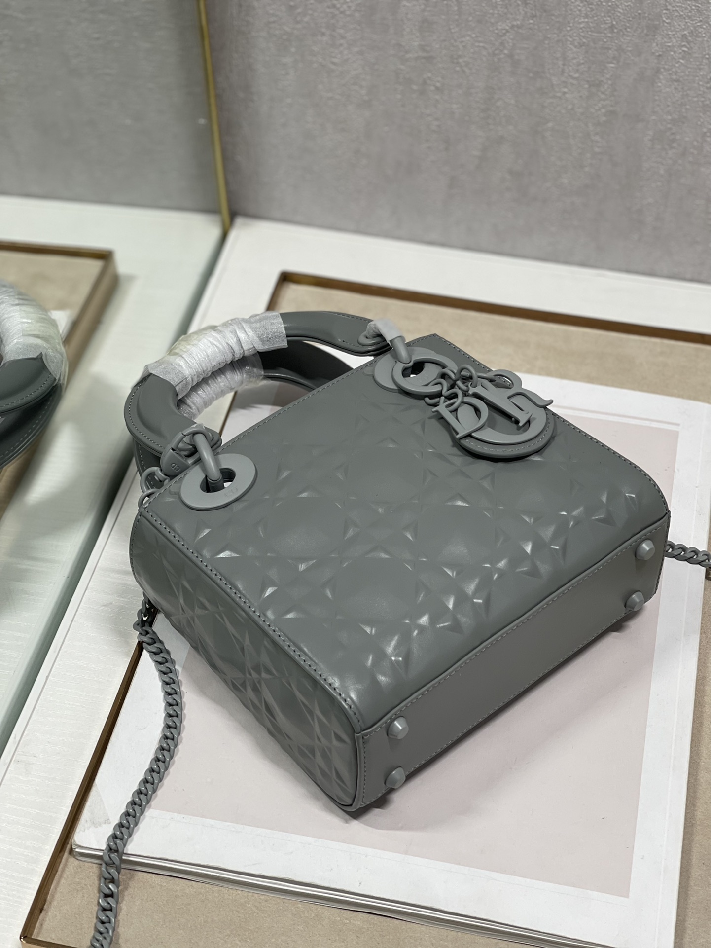 Christian Dior Mini Lady Dior Bag. Dark Grey. For Women Women's Handbags. Crossbody Bags. 17cm CD - Soul Replicas