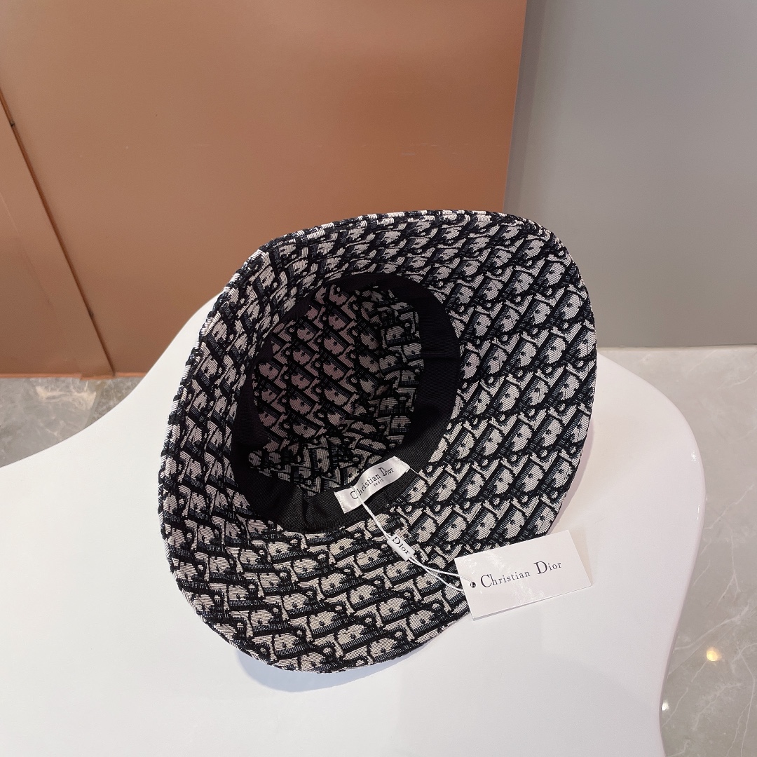 Christian Dior Bucket Hat Black Hat - Soul Replicas