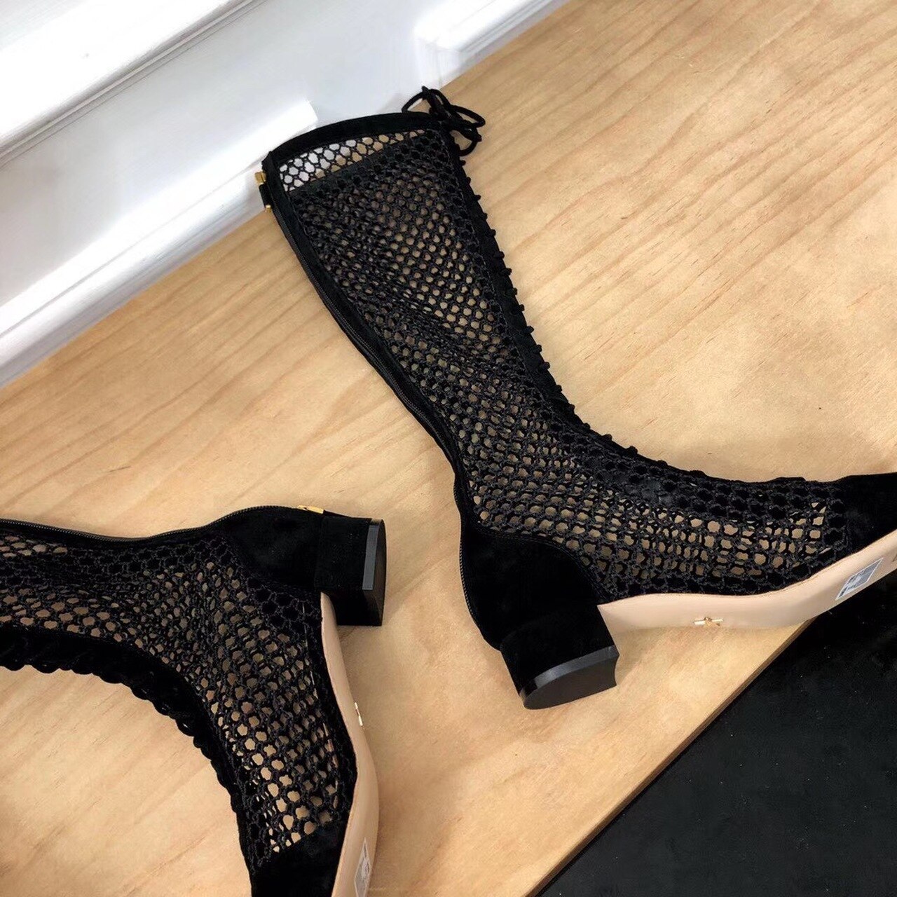 Christian Dior Naughtily-D Knee-High Boots Black For Women CD - Soul Replicas