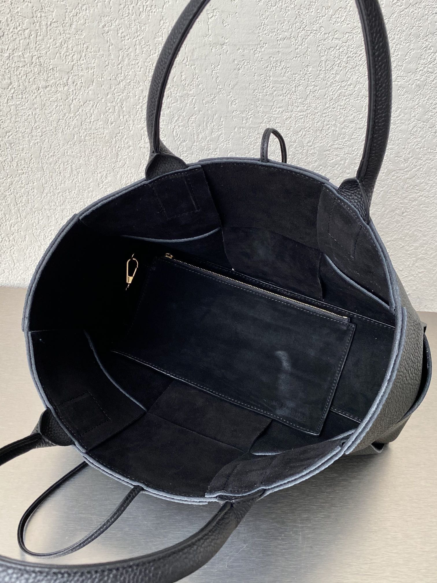 Bottega Veneta Arco Tote Bag For Women 11.8in/30cm In Black 652867VCP118425 - Soul Replicas