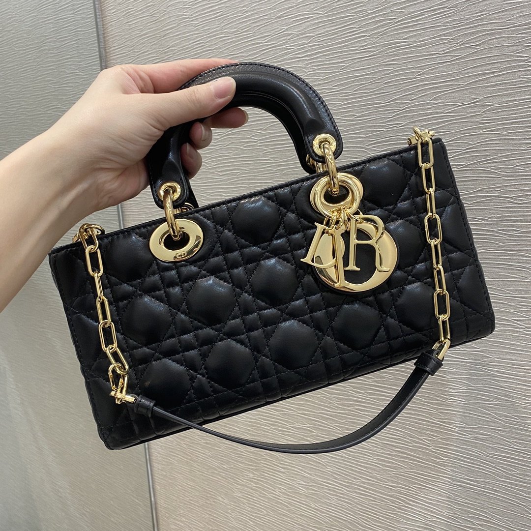 Christian Dior Lady D-Joy Bag Black Cannage. Black. For Women Women-s Handbags. 26cm CD M0540ONGE_M900 - Soul Replicas