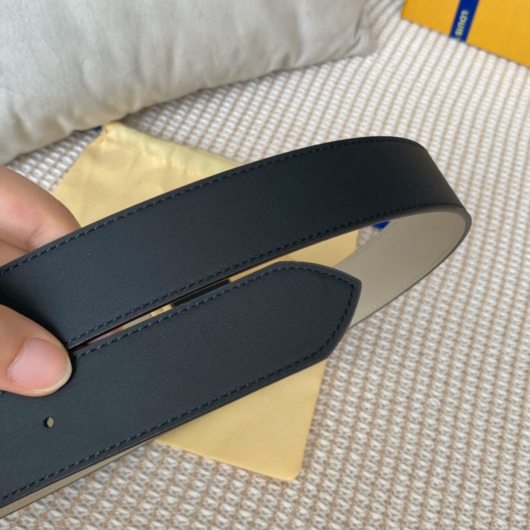 Louis Vuitton Metropole LV Belt Black LV Women Belt - Soul Replicas