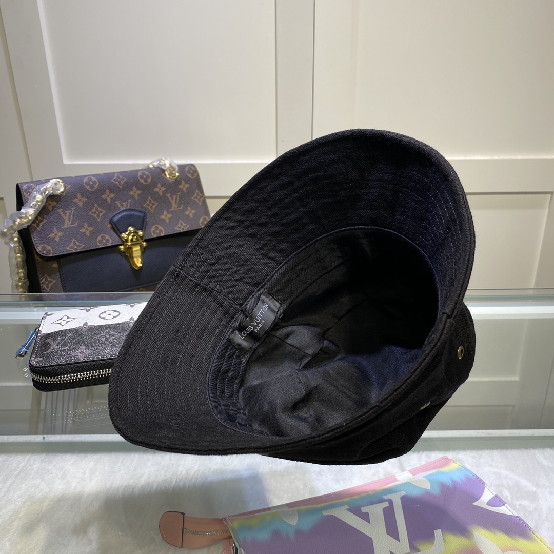 Louis Vuitton Buddy Bucket Hat In Black - Soul Replicas