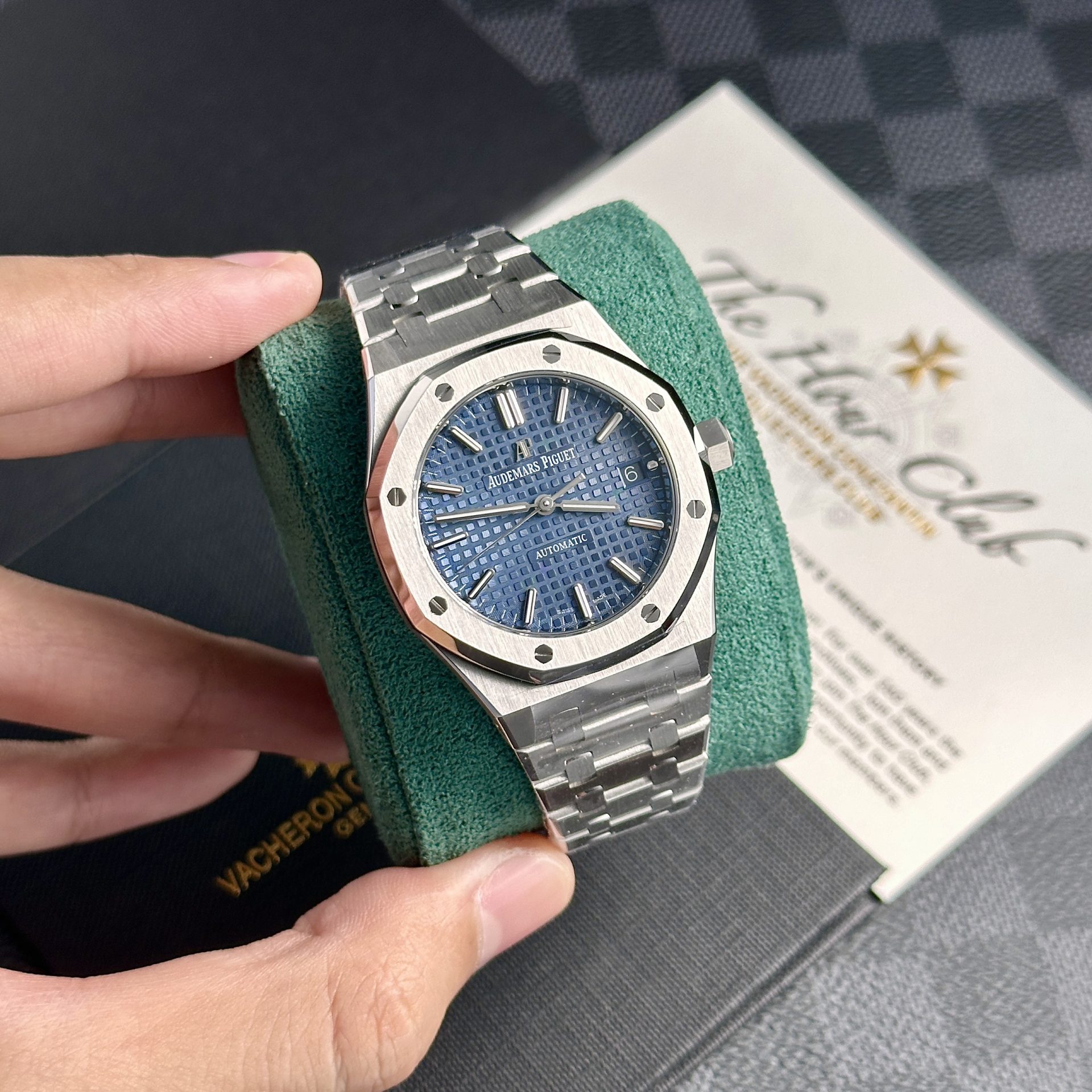 Audemars Piguet Fake Watch Royal Oak 15450ST Dial Blue APS Factory 37mm - Soul Replicas