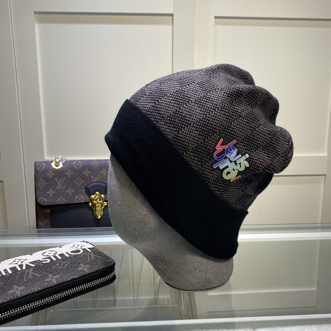 Louis Vuitton Beanie In Black LV Headwear - Soul Replicas