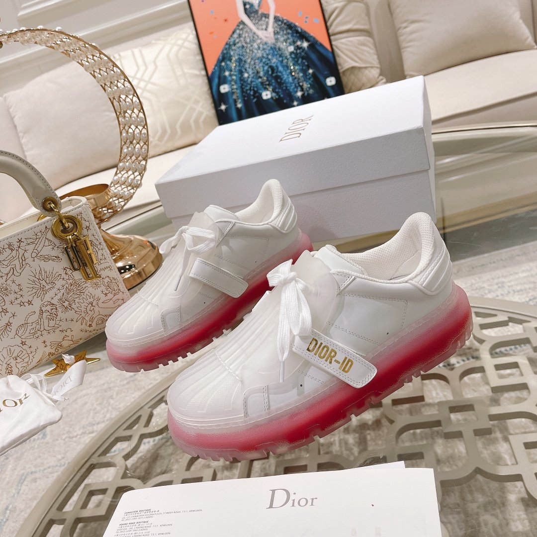 Christian Dior-ID Sneaker Rubber White For Women CD - Soul Replicas