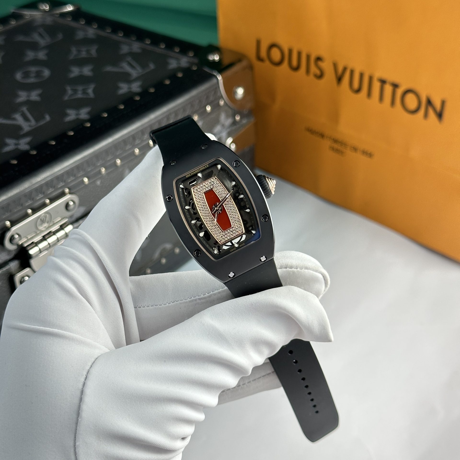 Richard Mille Best Replica Watches RM07 Black Ceramic 36mm - Soul Replicas