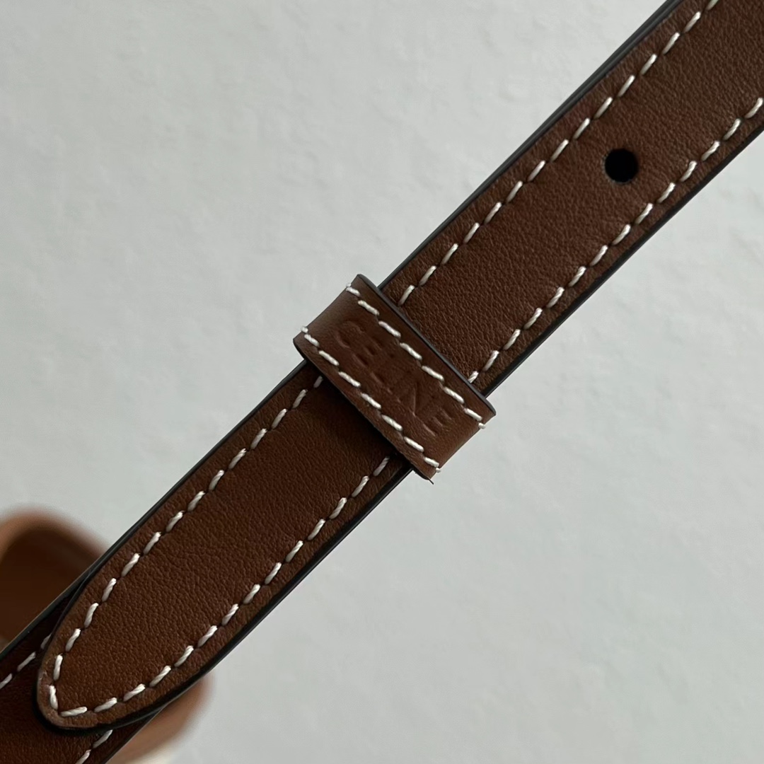 Celine Small Bucket Cuir Triomphe In Textile Natural / Tan For Women 9in/22cm 198242EFL.02NT - Soul Replicas