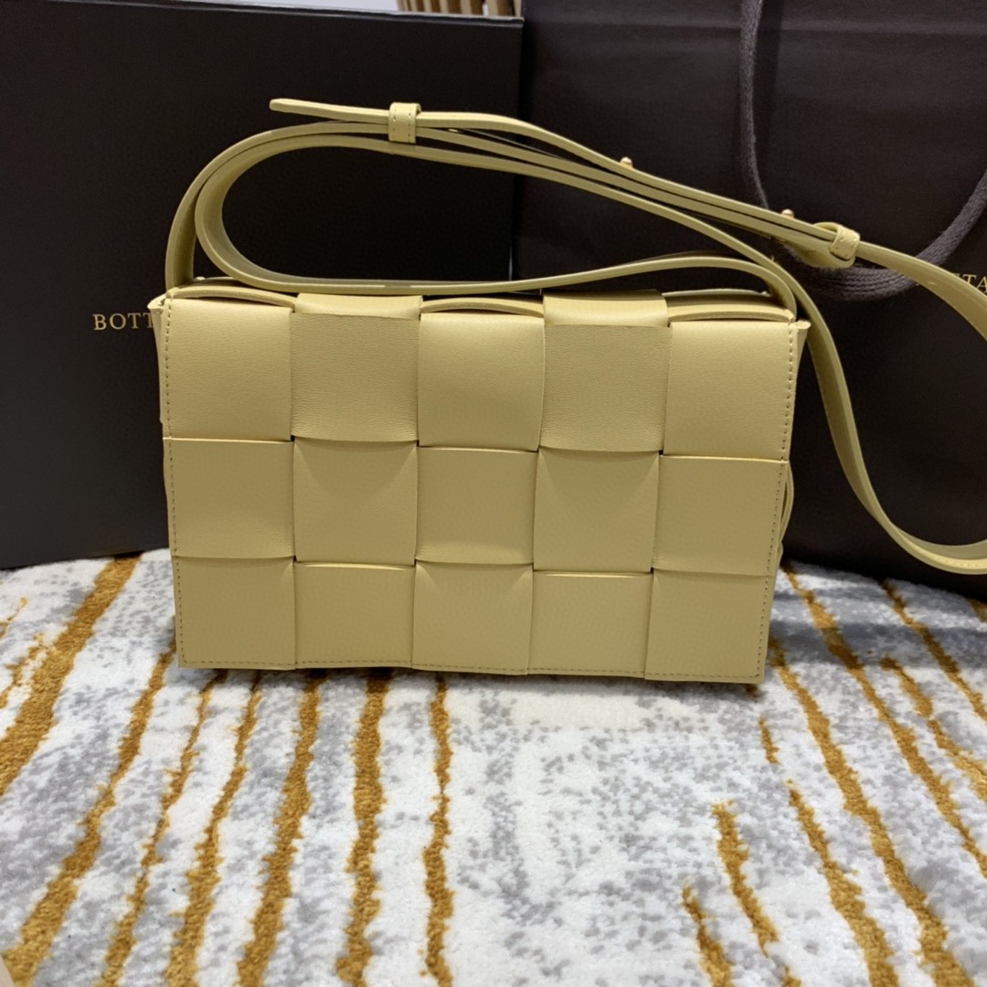 Bottega Veneta Cassette Bag For Women 9.1in/23cm In Zest Washed 666870V17H17405 - Soul Replicas