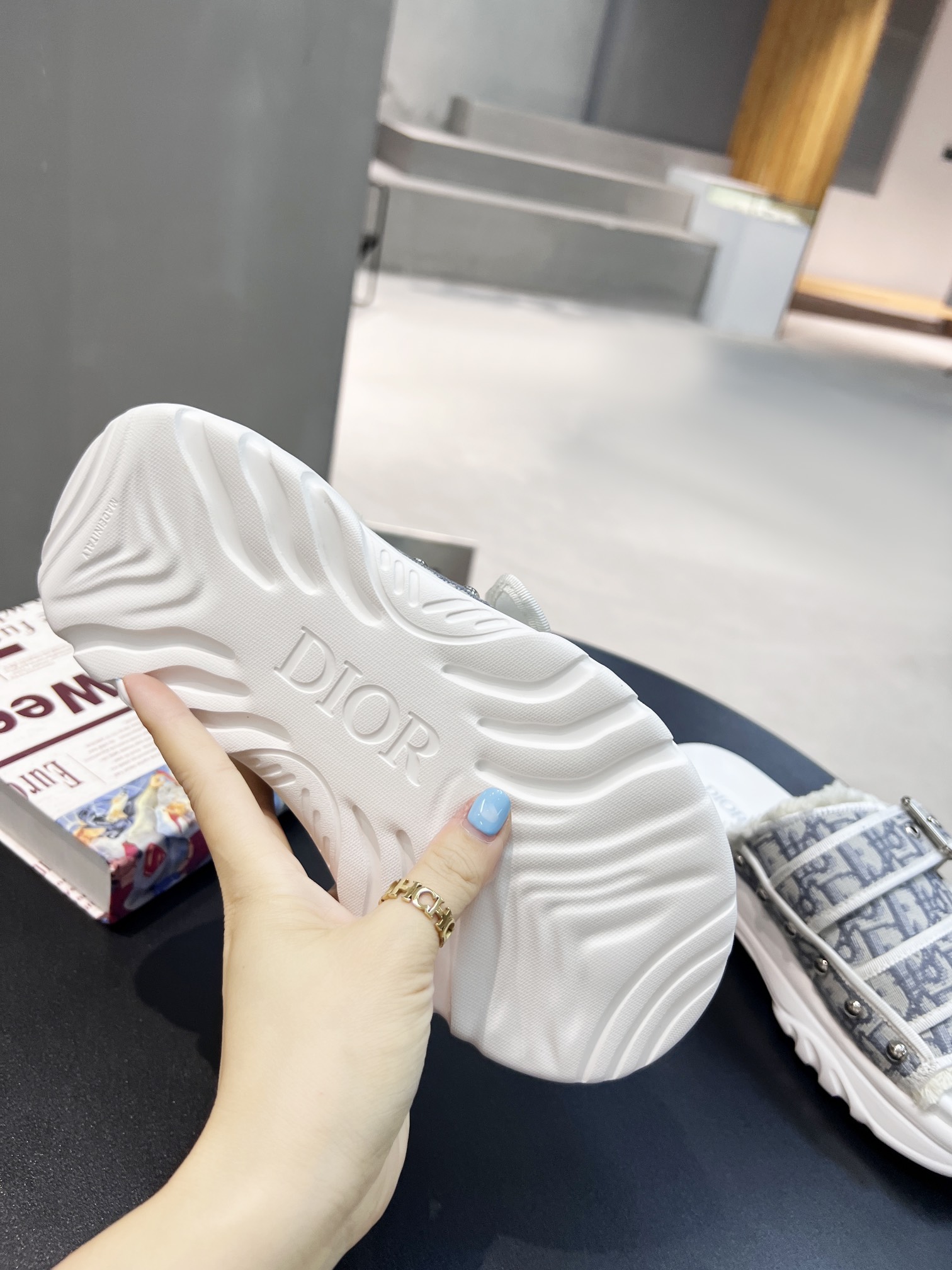 Christian Dior Women's D-Wander Slide White For Women CD - Soul Replicas