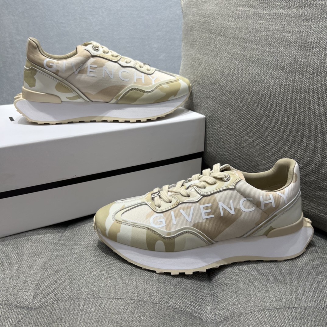 Givenchy GIV Runner Sneakers Yellow For Men GVC - Soul Replicas