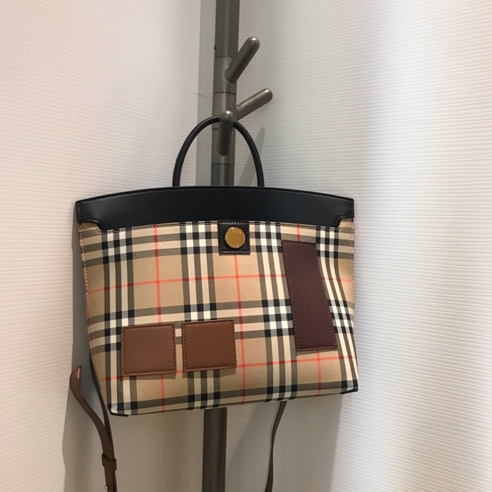 Burberry Small Vintage Check Society Top Handle Bag For Women. Women-s Bags 14.6in/37cm - Soul Replicas