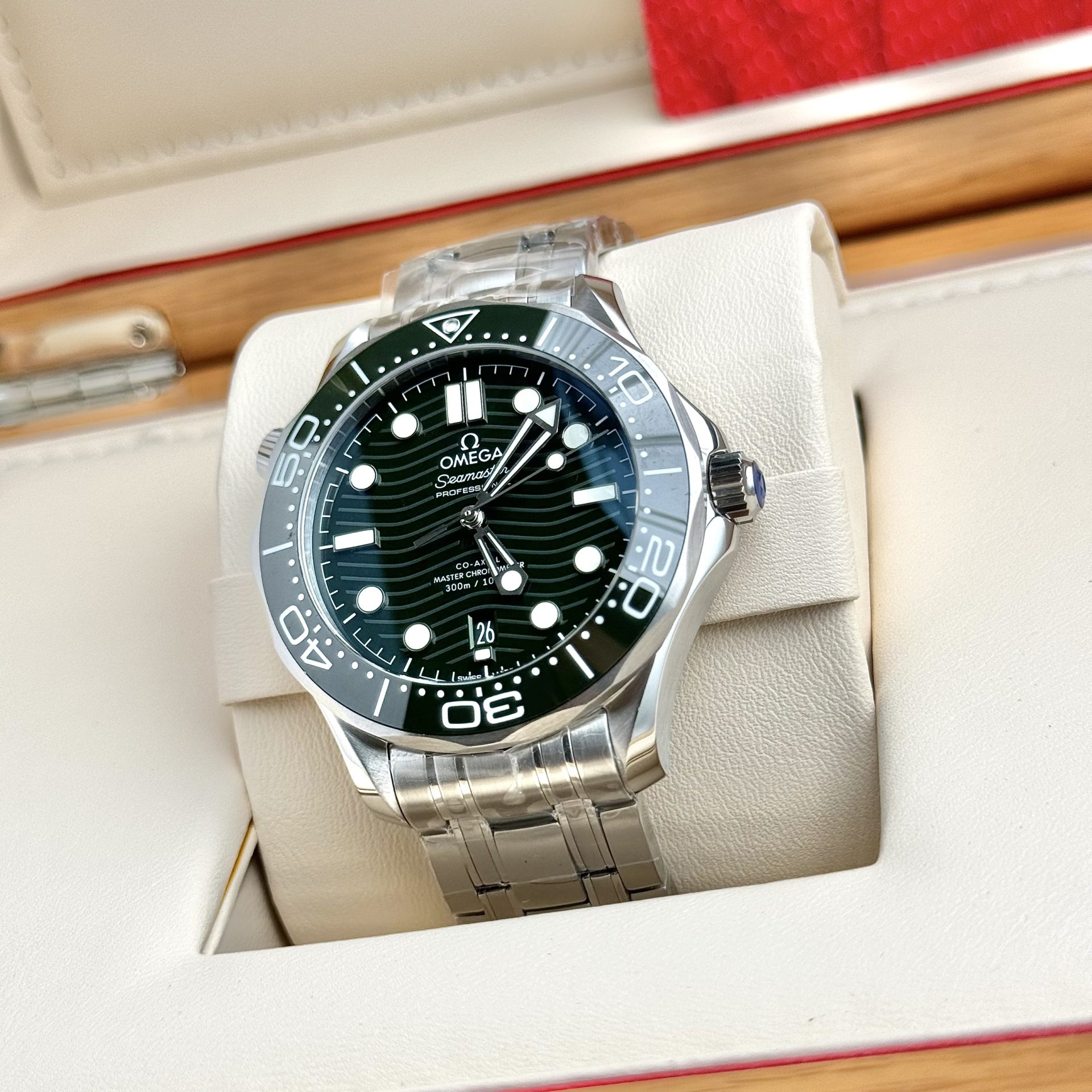 Omega Best Replica Watch Seamaster Diver 300M Dial Green VS Factory 42mm - Soul Replicas