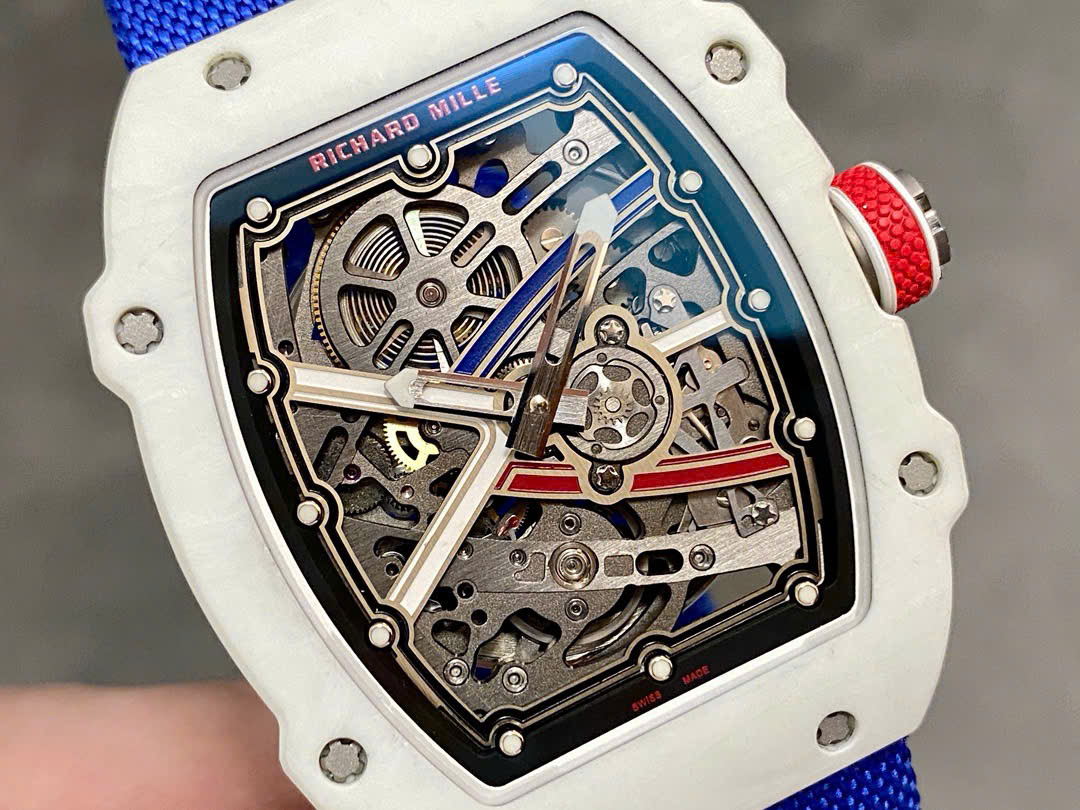 Richard Mille RM67-02 Refined Case White Carbon Super Light 37 Grams 38.7×47.52mm - Soul Replicas