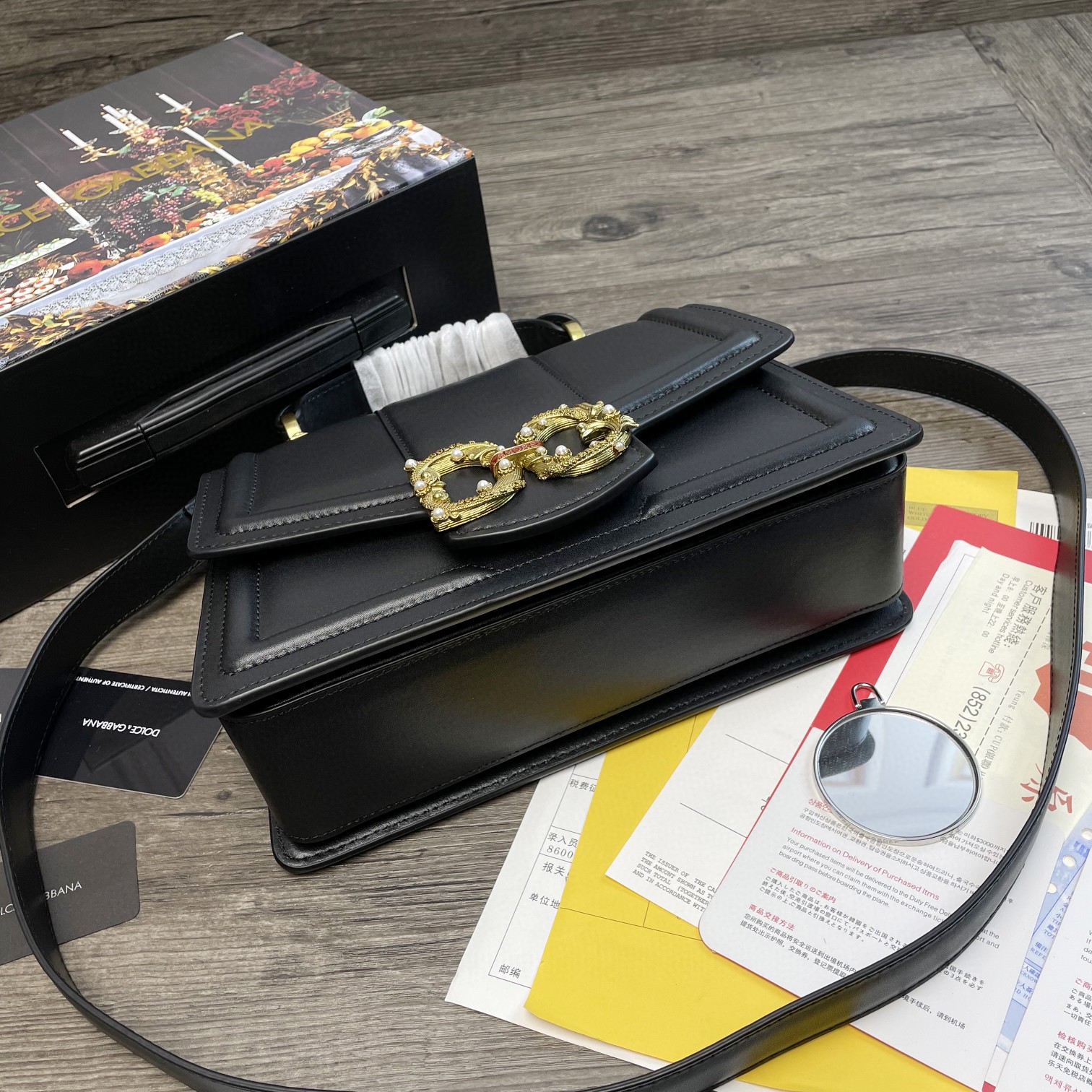 Dolce & Gabbana DG Girls Bag In Quilted Nappa Black For Women 10.6in/27cm DG - Soul Replicas