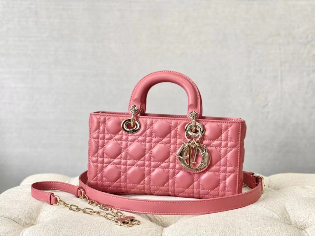 Christian Dior Lady D-Joy Bag Pink. For Women Women-s Handbags. 26cm CD - Soul Replicas