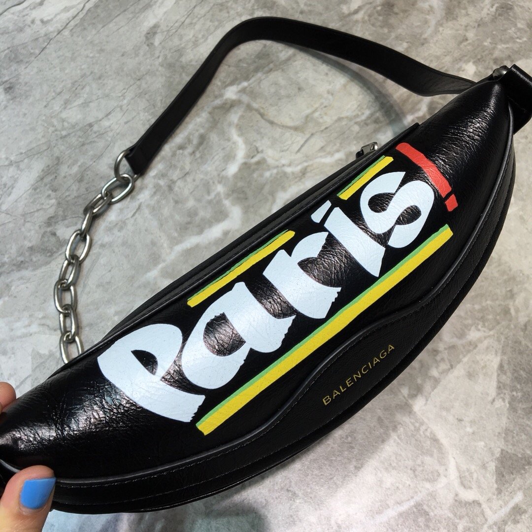 Balenciaga Souvenir XS Belt Bag In Black. For Women. Women-s Bags 9.5in/24cm - Soul Replicas