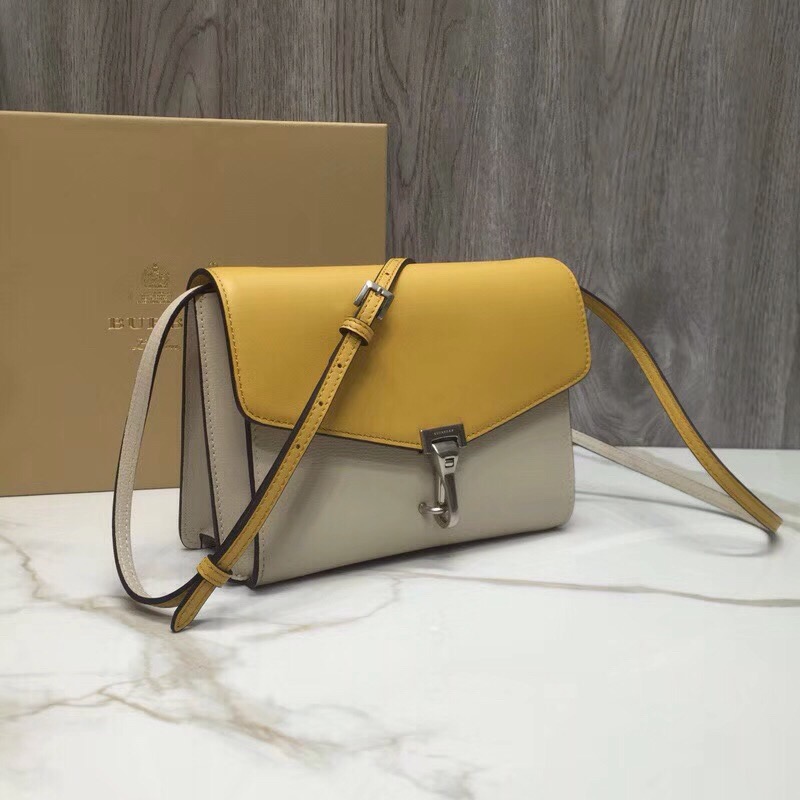 Burberry Small Macken Colorblock Crossbody Beige/Yellow Bag For Women. Women-s Bags 9.5in/24cm - Soul Replicas