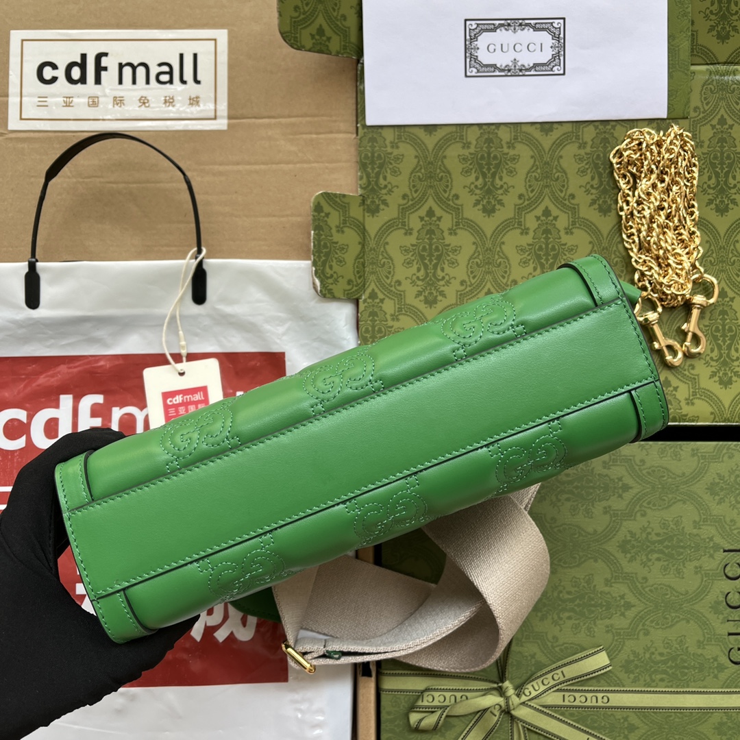 Gucci Matelassé Small Bag Green For Women. Women-s Bags 10.2in/26cm Gucci‎ - Soul Replicas