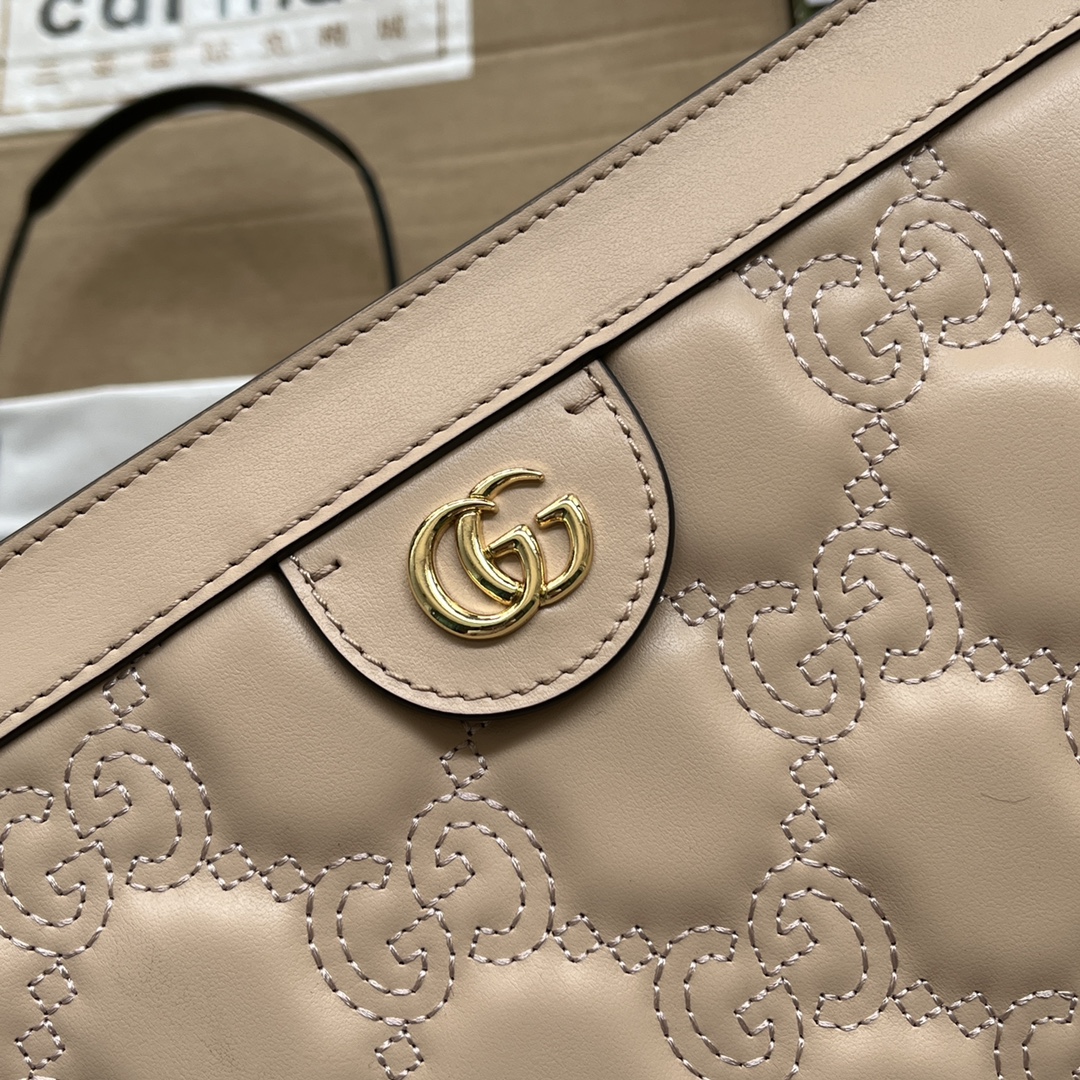 Gucci Matelassé Small Bag Beige For Women. Women-s Bags 10.2in/26cm Gucci‎ ‎ - Soul Replicas