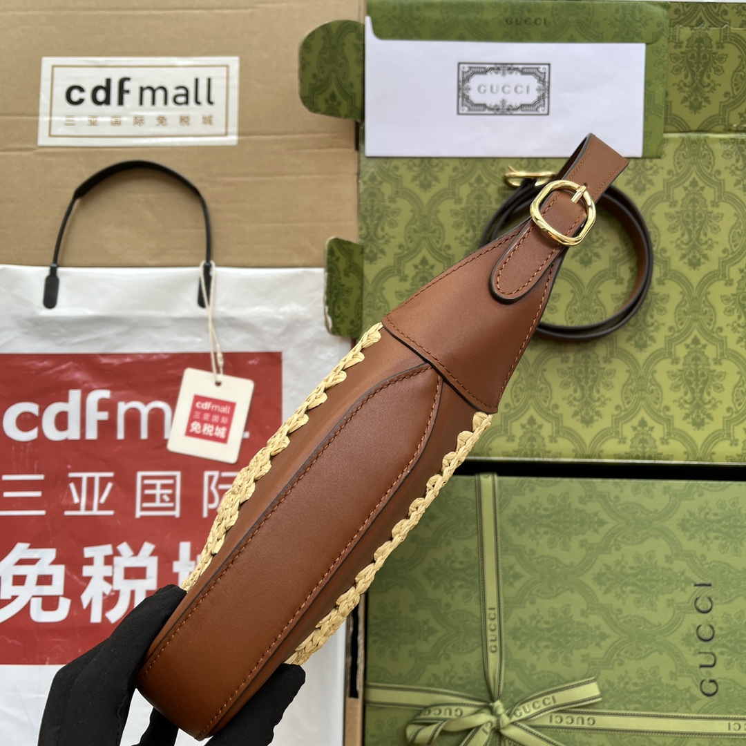 Gucci Jackie 1961 Small Bag Beige And Brown For Women. Women-s Bags 10.8in/27.5cm Gucci‎ ‎‎ - Soul Replicas