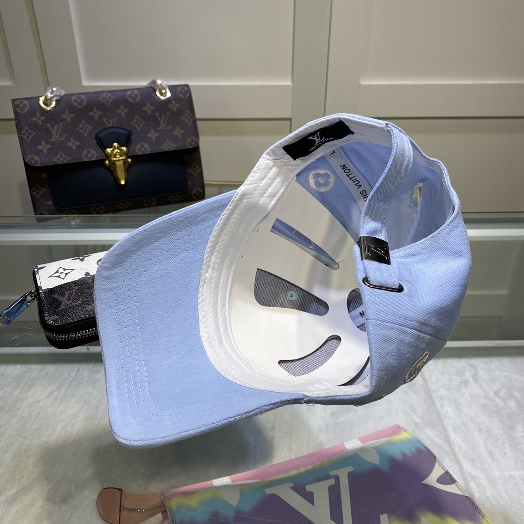 Louis Vuitton Be My Cap In Blue - Soul Replicas