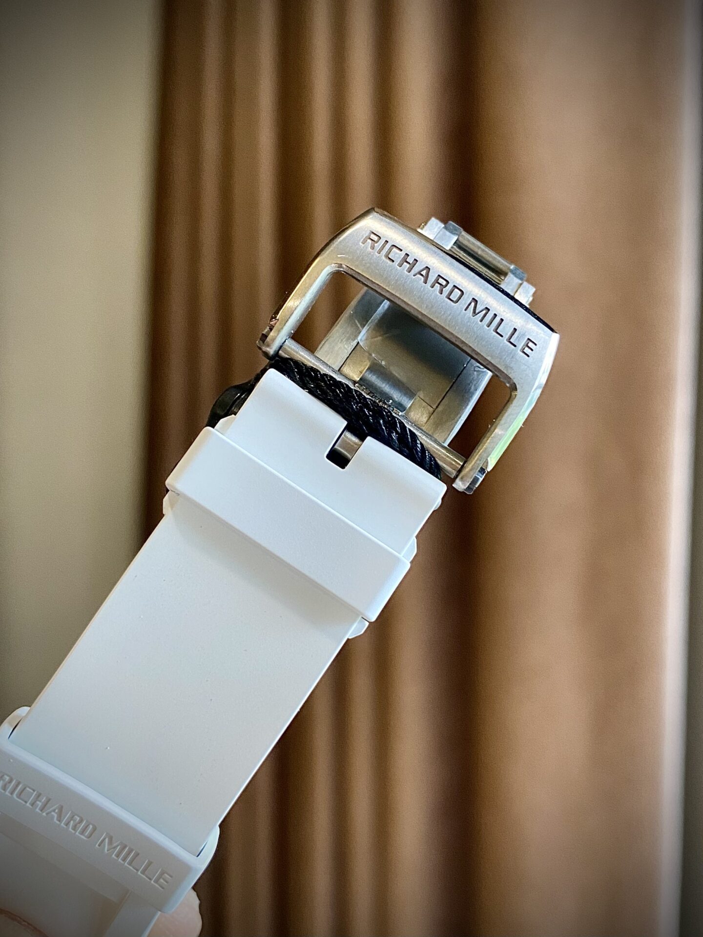 Richard Mille Replica Watch RM055 White Ceramic Rubber Strap ZF Factory 45mm - Soul Replicas