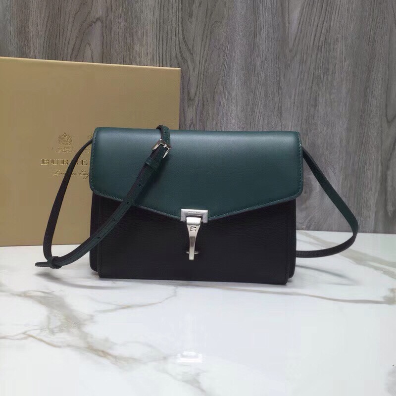 Burberry Small Macken Colorblock Crossbody Black/Green Bag For Women. Women-s Bags 9.5in/24cm - Soul Replicas
