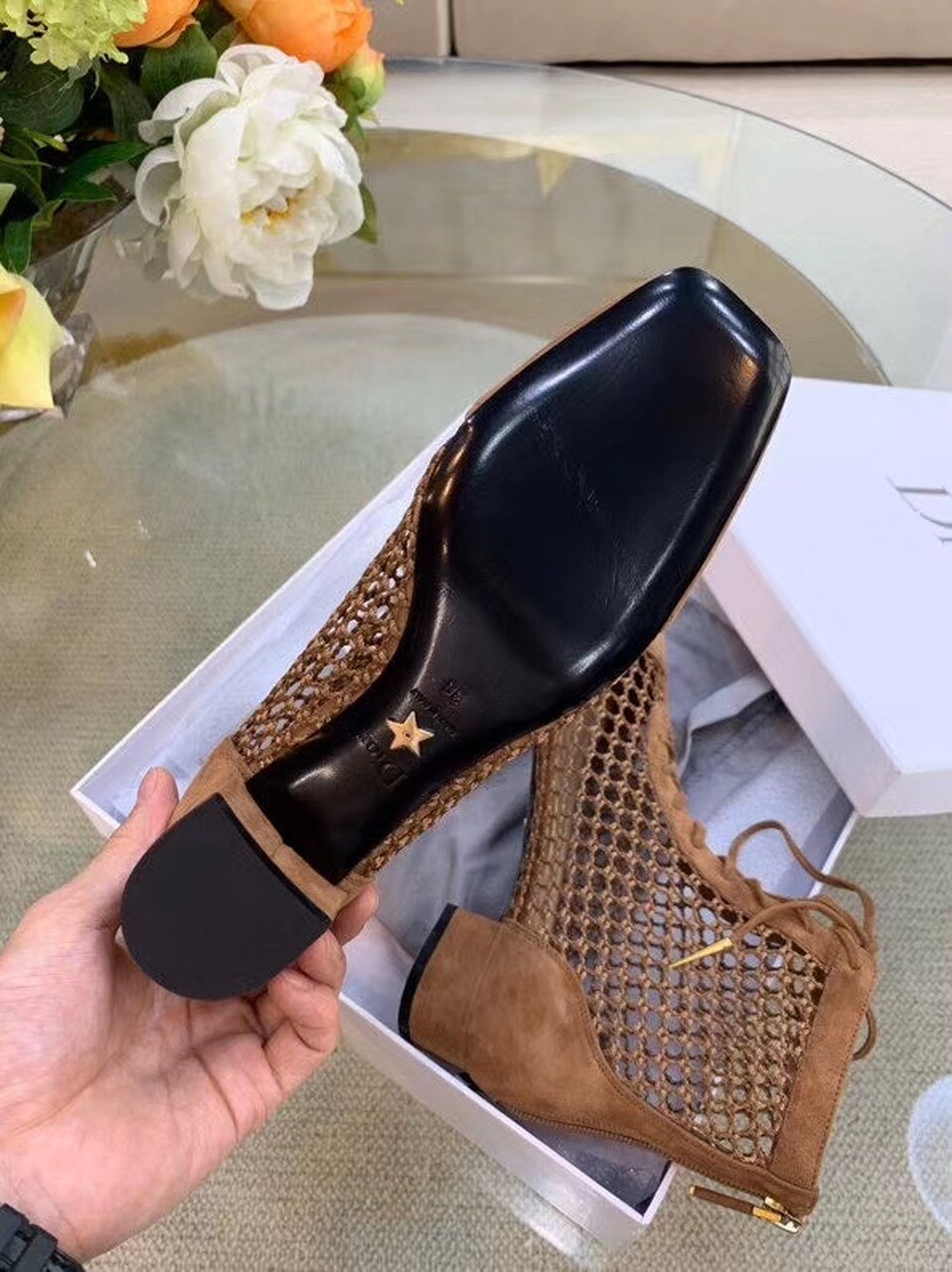 Christian Dior Naughtily-D Ankle Boot Brown For Women CD - Soul Replicas