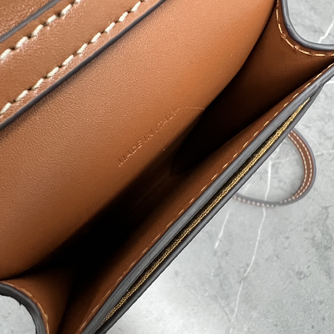 Celine Vertical Mobile Pouch Triomphe Tan For Women 6in/19cm 10j092dqb.04LU - Soul Replicas