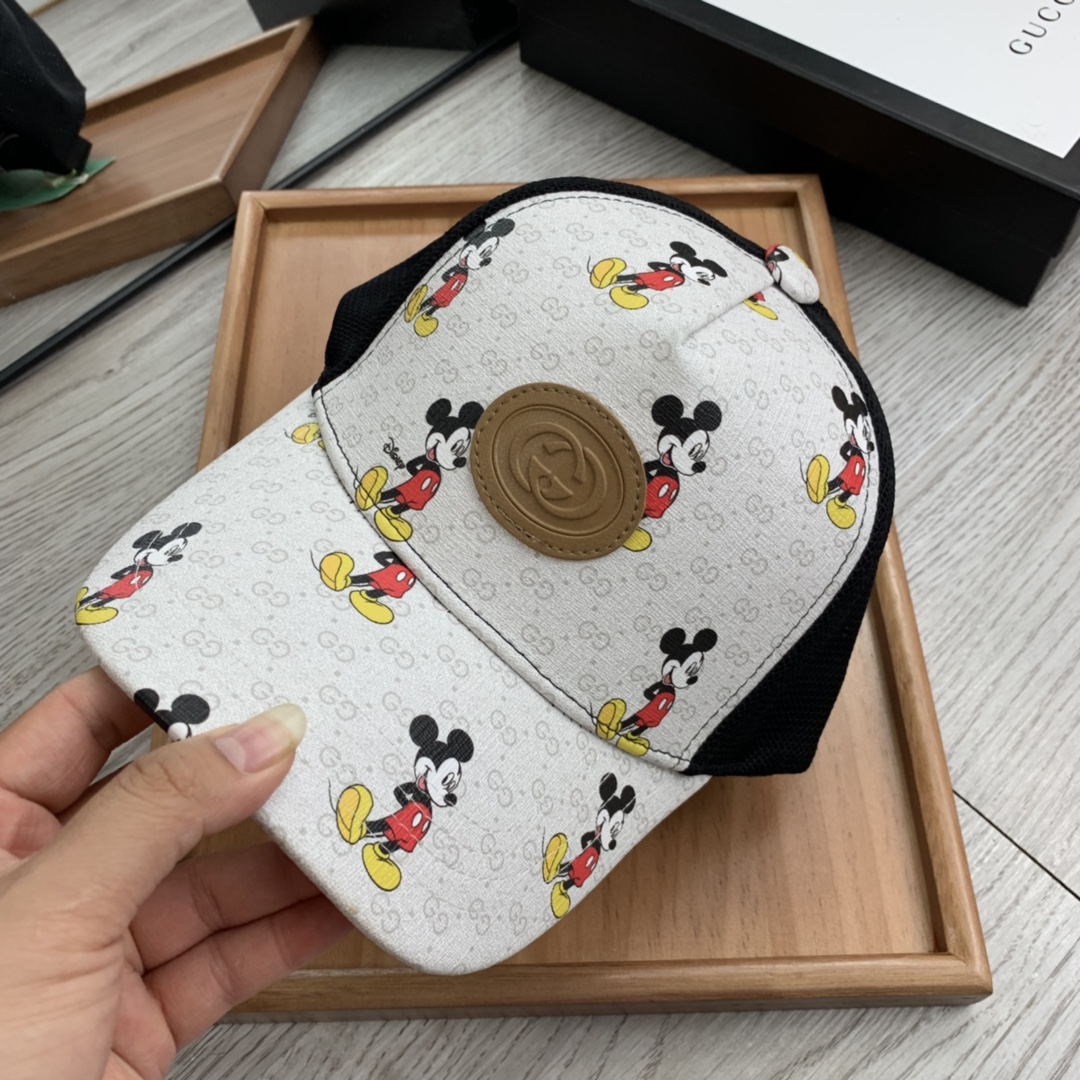 Gucci Canvas Baseball Cap White - Soul Replicas