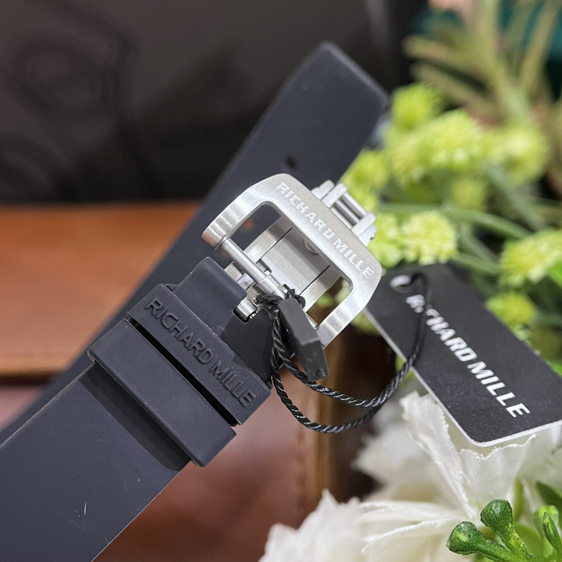 Richard Mille Fake Watch RM007 Red Dial Rubber Strap 36mm - Soul Replicas