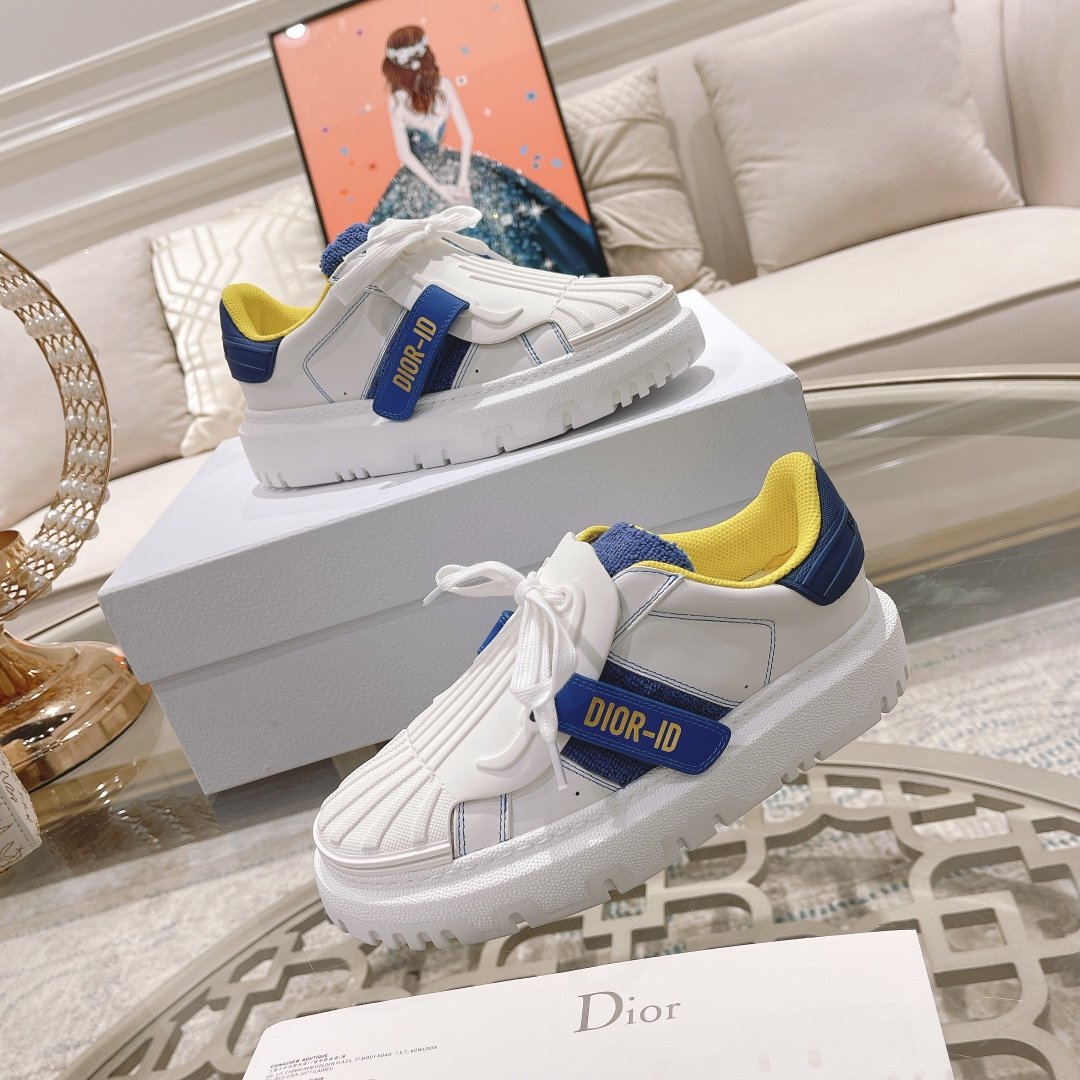 Christian Dior-ID Sneaker Rubber White For Women CD - Soul Replicas