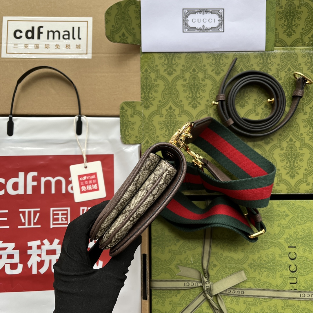 Gucci Blondie Mini Bag Brown And Beige For Women. Women-s Bags 8.7in/22cm Gucci - Soul Replicas