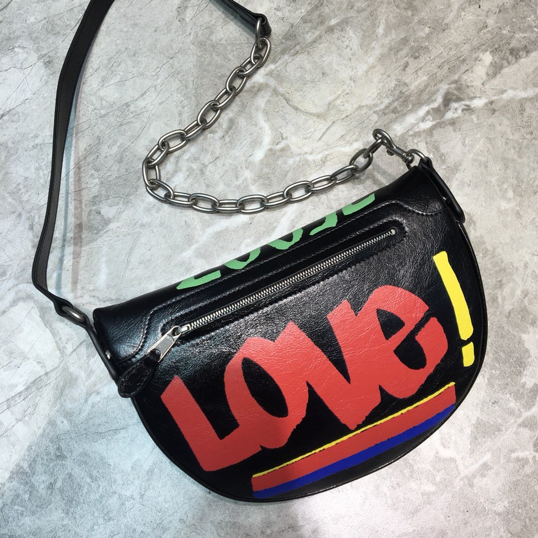 Balenciaga Souvenir XS Belt Bag In Black. For Women. Women-s Bags 9.5in/24cm - Soul Replicas