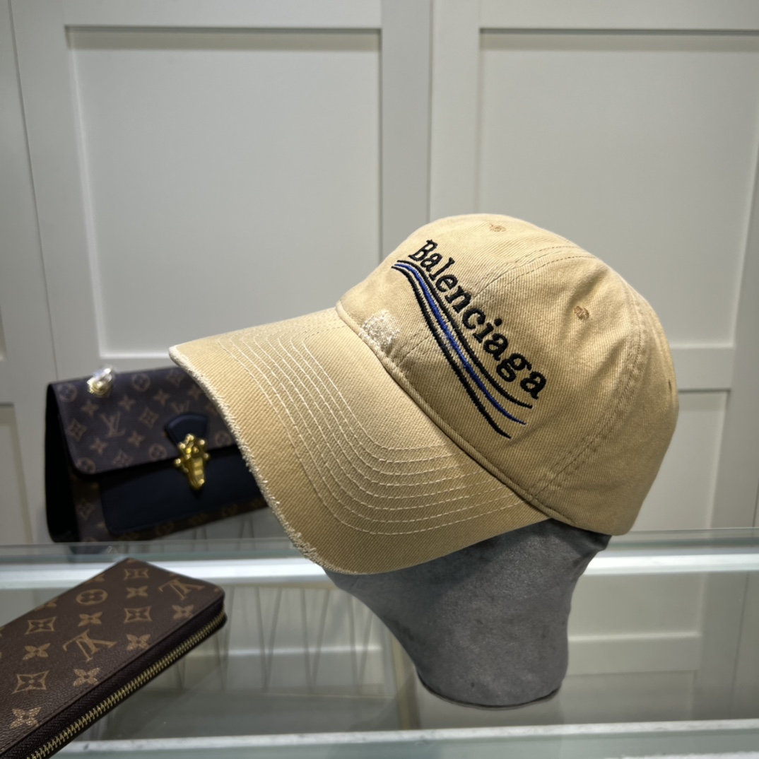 Balenciaga Political Campaign Cancelled Beige Cap - Soul Replicas