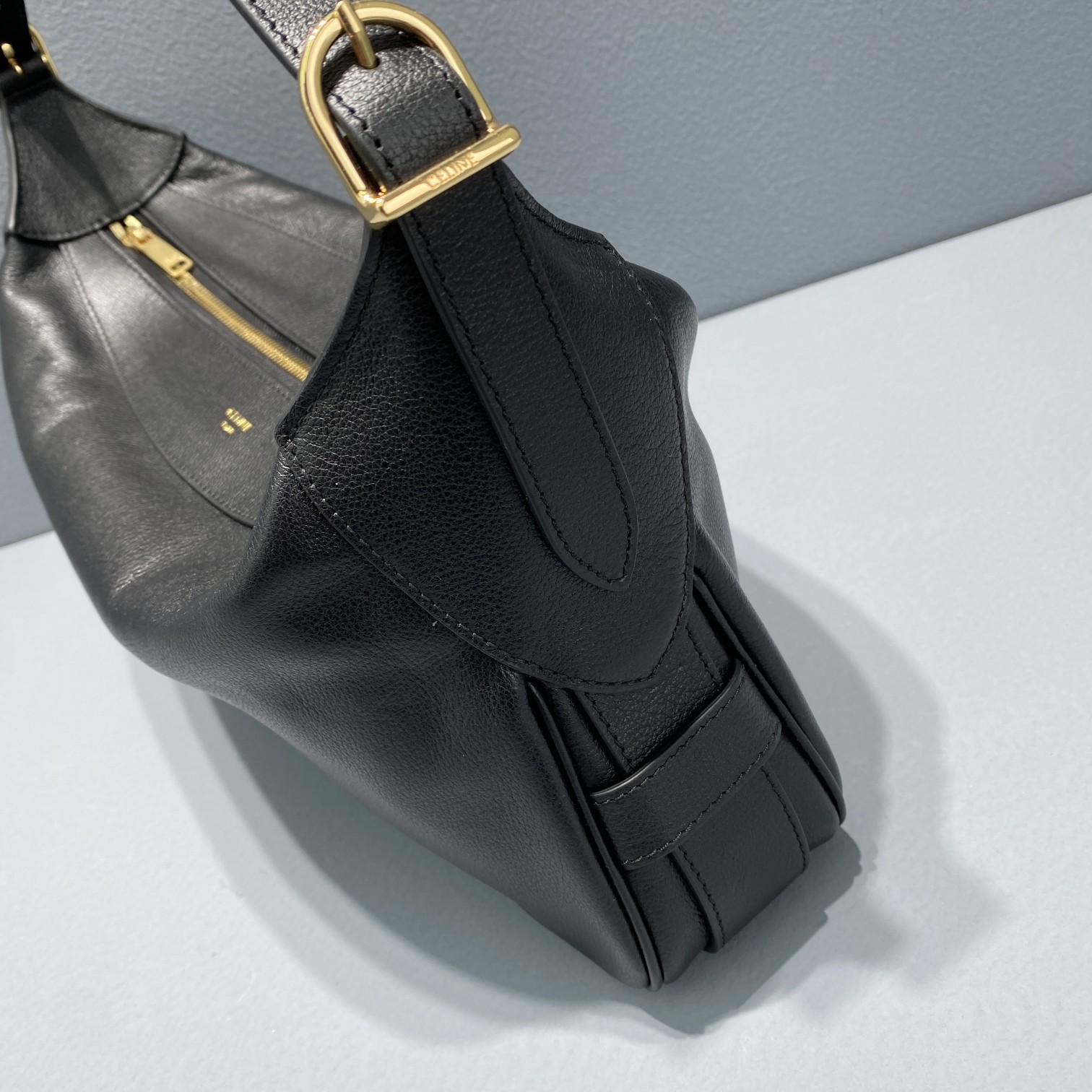 Celine Medium Romy In Supple Black For Women 13in/34cm - Soul Replicas