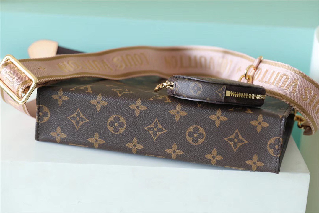 Louis Vuitton Pochette Double Monogram Canvas For Women. Women's Bags. Shoulder And Crossbody Bags 10.2in/26cm LV - Soul Replicas