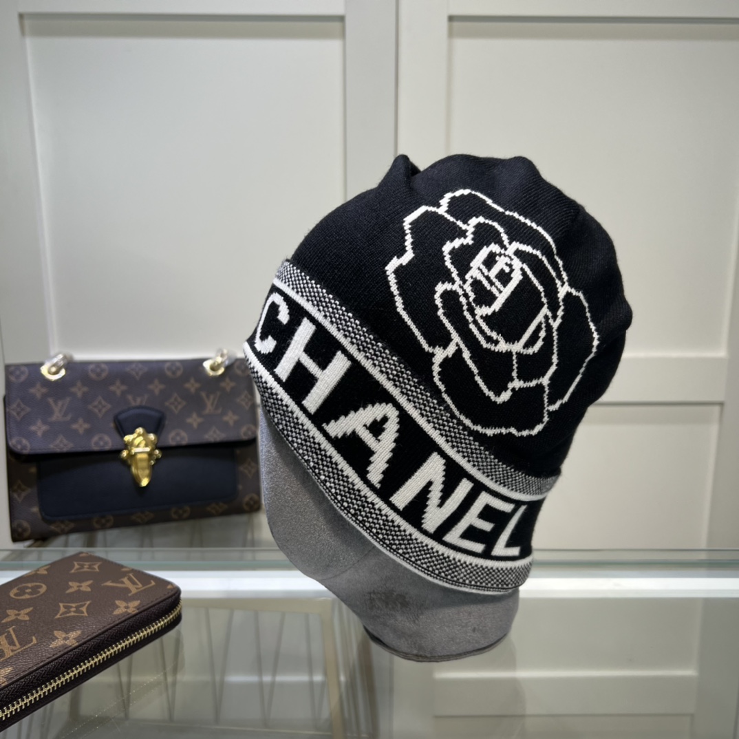 Chanel Beanie In Black - Soul Replicas