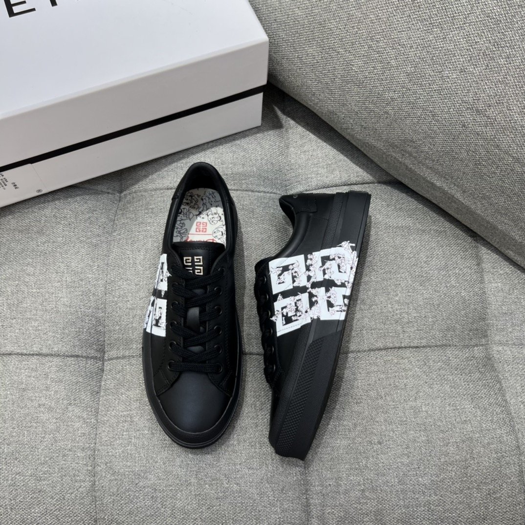 Givenchy City Sport 101 Dalmatians Sneakers Black For Men GVC - Soul Replicas