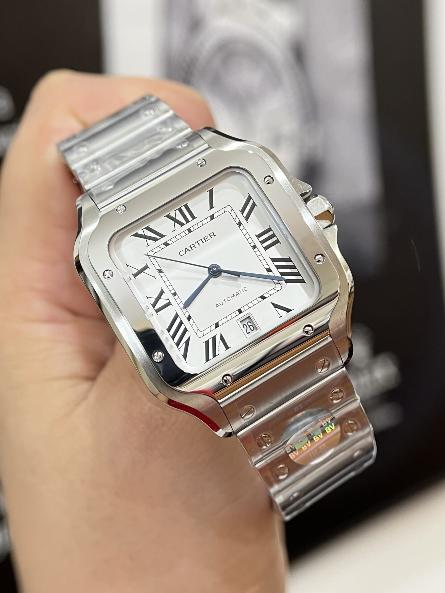 Cartier Santos WSSA0018 Replica 1:1 Watch White Dial 39.8mm - Soul Replicas